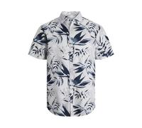 JACK&JONES - JJHONOLULU AOP SHIRT SS PLS Cloud Dancer, EU4XL US2XL