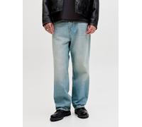 JACK & JONES Baggy Fit Jeans im Used-Look Modell 'ALEX' in Hellblau, Größe 31/32