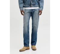Loose-fit-Jeans JACK & JONES "JJICHRIS JJCOOPER JOS 890 PCW NOOS", Herren, Gr. 33, Länge 34, blau denim, Denim/Jeans, Obermaterial: 100% Baumwolle, unifarben, loose fit lang, Jeans (86554966-33) blau