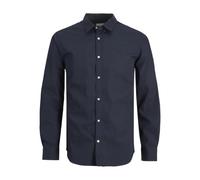 Jack & Jones Hemd JJJOE Shirt LS Plain Damen Langarm Navy Blazer M 65% Polyester/35% Baumwolle