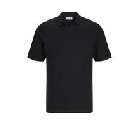 Jack & Jones Herren Polo Mann Jjkane Strick Split Neck Poloshirt Schwarz Xl