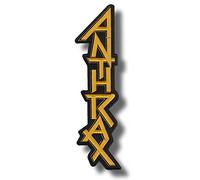 JJTEXTIX Anthrax Aufnäher, bestickt, zum Aufbügeln: 1 Stück, Letter, Aufnäher, Patch, Abenteuer, Aufbügeln, Mittel, Garn, Klassisch-abenteuerlich, 9708102031