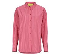 JJXX Hemd JXJAMIE LS Relaxed Poplin Langarm Größe S Cerise/Stripes