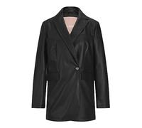 JJXX Damen Jjxx Jxmary Faux Leather Blazer, Schwarz, L