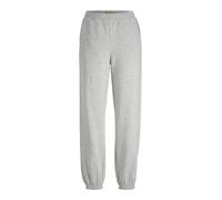 JJXX Damen JXABBIE RLX HW Every Pants SWT NOOS Sweatpants, Light Grey Melange/Print:Bright White Logo, M