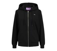 Jack & Jones JJXX Sweatshirt-Jacke JXABBIE RLX LS Every Zip Hood – Schwarz/Bright White JJXX-Logo, S
