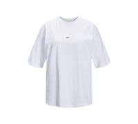 JJXX Damen Jxandrea Loose Every Logo Tee Noos T-Shirt, Bright White/Print:black Logo, XS EU