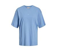 JJXX Damen Jxandrea Loose Ss Every Logo Tee Noos, Silver Lake Blue/Print:Bijou Blue Logo, S