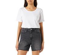 JJXX Damen JXAURA RH HW RA Denim SN Shorts, Dark Grey/Detail:RA005, XL