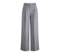 JJXX Damen Jxellis Wide Hw Pant TLR Noos, Medium Grey Melange, S / 34L