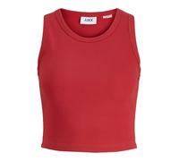 JJXX Damen Jxfallon STR Sl Rib JRS Noos Top, Racing Red, M EU