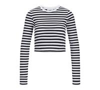 JJXX Damen Jxfeline STR Ls Stripe Rib Tee JRS Noos Langarmshirt (1er Pack)