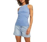 JJXX Damen Jxforest STR Sl Wash Rib Top JRS T-Shirt, Blau, XL EU