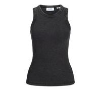 JJXX Damen JXFOREST STR SL WASH Rib TOP JRS T-Shirt, Schwarz, Medium