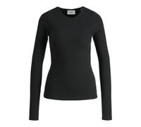 JJXX Damen Jjxx Jxfreya Ls Rib Tee Noos T Shirt, Schwarz, L EU