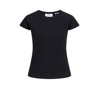 JJXX Damen Jxfriend Str Ss Rib Tee Jrs Sn, Schwarz, L