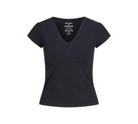 JJXX Damen Jxhayden STR Rib Tee JRS Noos T-Shirt, Schwarz, XL EU