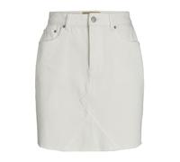 JJXX Damen JXHAZEL Short Skirt HW RH AKM Denim LN Rock, Ecru/Detail:AKM12, M