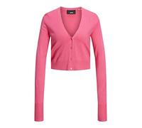 JJXX Damen Jxisabel Ls Soft Cropped Knit Cardigan, Carmine Rose, XS EU