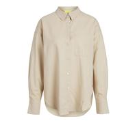 JJXX Damen Jxjamie Ls Relaxed Linen Blend Shirt Sn, Cement, M