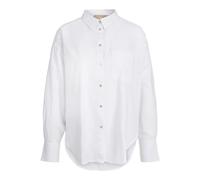 JJXX Damen Jxjamie Ls Relaxed Linen Blend Shirt Sn, Weiß, S