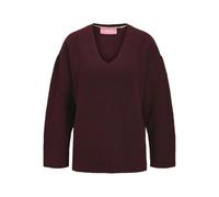 JJXX Damen Jxlucca Diverse V-Neck Knit Sn, Cabernet, M EU
