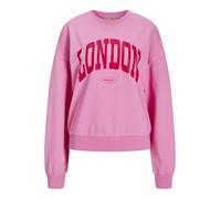 JJXX Damen JXMERLE Spring RLX Short LS Crew SWT Sweatshirt, Morning Glory/Print:London, 42