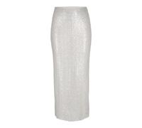 JJXX Damen Jxmia Sequin Skirt WVN Rock, Silver, XL