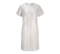 JJXX Damen Jxmia Ss Sequin Tee Dress WVN Kleid, Silver, Large