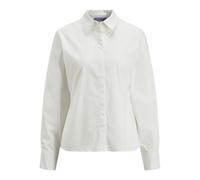 JJXX Damen JXSAGA LS Slim Shirt WVN SN Bluse, Blanc de Blanc, M