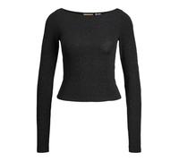 JJXX Damen Jxsigga STR Glitter Boatneck Ls Top JRS Langarmshirt (1er Pack)