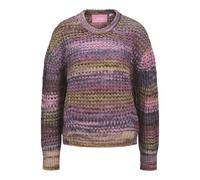 JJXX Strickpullover SIMONE SPACE DYE mit Rundhalsausschnitt Pink Größe XS