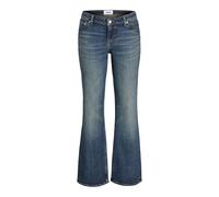 JJXX Damen Jxtexas Slim Flared Lw Jeans C278 DNM Sn, Dark Blue Denim, 26W / 30L EU