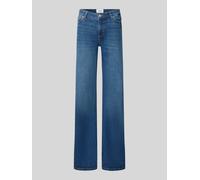 JJXX Flared Jeans mit Knopfverschluss Modell 'ROME' in Jeansblau, Größe 26/32