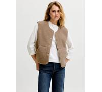 JJXX Fleeceweste in Beige - Größe S | Damenjacken