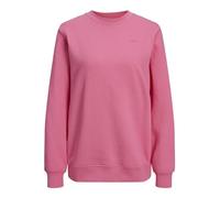 JJXX Jack & Jones Damen Jxabbie Ls Rel Every Brush Crew Noos Sweatshirt, Carmine Rose/Print:Magenta Logo, S EU