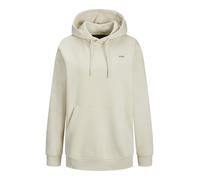 JACK & JONES Damen Jxabbie Rlx Ls Every Hood Swt Noos Kapuzenpullover, Moonbeam/Print:black Jjxx Logo, M