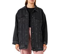JJXX JACK & JONES Damen Jxalison Oversized Long Jacket Cr504 JXALISON OVERSIZED LONG JACKET CR504, Black Denim, XS