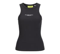 JJXX Jack&Jones Damen Jxforest STR Sl Rib Top JRS Tanktop, Golden Kiwi/Print:White EMB, Medium