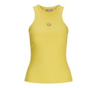 JJXX Jack&Jones Damen Jxforest STR Sl Rib Top JRS Tanktop, Golden Kiwi/Print:White EMB, XS