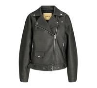 JJXX Jack&Jones Damen JXFRIDA Washed PU JKT OTW Biker-Jacke, Black/Detail:RUB Off, L