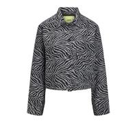 JJXX JACK&JONES Damen JXMARTHA Jacquard Overshirt OTW Jacke, Black/Detail:Jacquard, S