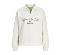 JJXX Jack&Jones Damen Jxpallas RLX Ls Vneck Sweat SWT Sweatshirt, Blanc de Blanc, 38