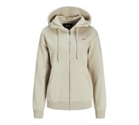 Jack & Jones Kapuzenjacke JXABBIE RLX mit Reißverschluss Moonbeam/Black Logo