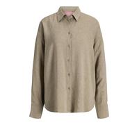 JJXX - JXALMIRA LINEN BLEND LS SHIRT WVN LN Silver Mink - Gr. - L