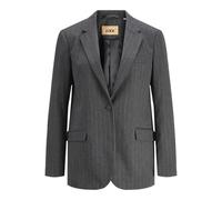 JJXX Damen JXANA Mary Brushed REG TLR SN Blazer, Dark Grey Melange/Stripes:Light Grey, 40