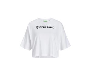 JJXX - JXANDREA LOOSE SS CROPPED PRINT TEE JRS bright white - Gr. - M