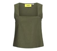 JJXX Damen JXBREEZE Summer SL WVN Top, Dusty Olive, Large