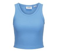 JJXX Damen JXFALLON STR SL Rib JRS NOOS Top, Little Boy Blue, Large