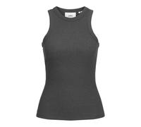 JJXX Damen JXFOREST STR SL Rib TOP JRS NOOS Tanktop, Dark Grey Melange, X-Small